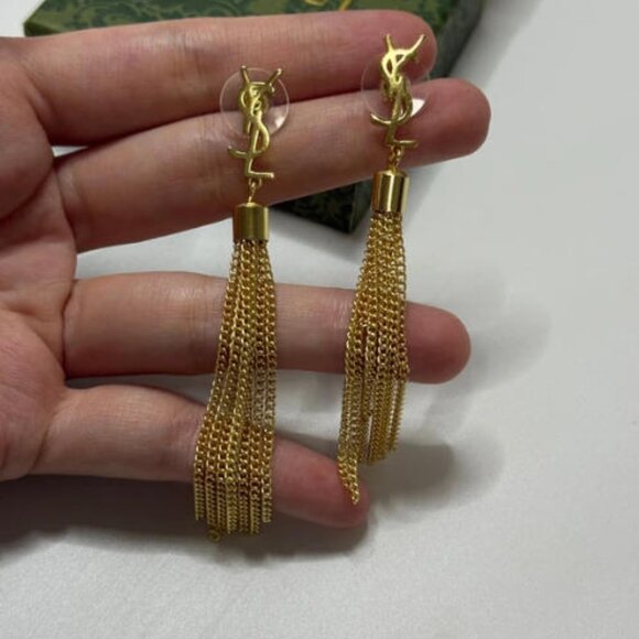 Yves Saint Laurent Earrings - Flawless with Original Box - Picture 3 of 6